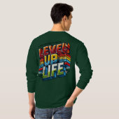 Level Up Life ( T-shirt à manches longues conçu ) (Dos entier)