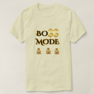 LEVEL UP! NATUURLIJK GRAPHISCH BOSS-MODE HEREN T-SHIRT