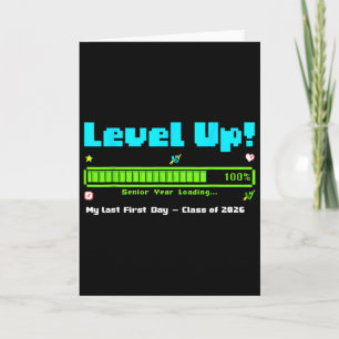 Level Up Senior Jaar Klas Van 2026 Mijn Laatste Ee Kaart