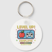 Level Up to 8th Grade Unlocked | Funny Gamer  Sleutelhanger (Voorkant)