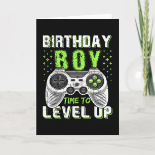 Level Up Verjaardagsvideo Game - Clic Fit Kaart