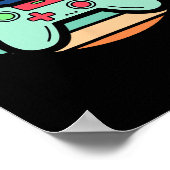 Level Up Video Game Controller  Poster (Hoek)