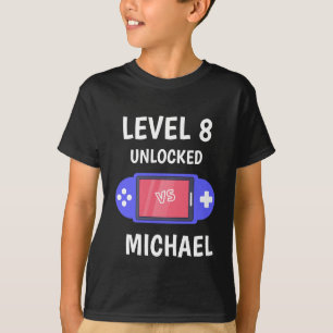 Level Up Video Game Controller Verjaardag Kinder T-shirt
