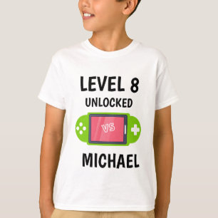 Level Up Video Game Controller Verjaardag Kinder T-shirt