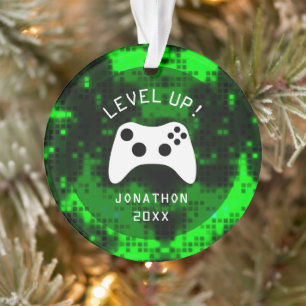 Level Up Video Game Game Truck Ornament