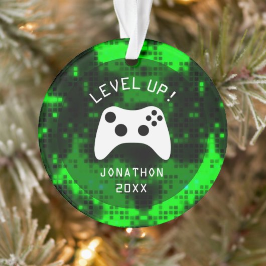 Level Up Video Game Game Truck Ornament (Boom)