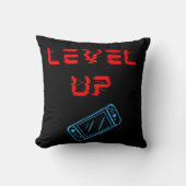 Level-up videogame kussen (Voorkant)