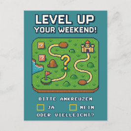 Level Up Your Weekend! Briefkaart