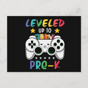 Leveled tot Pre-K-gamer Rugzak voor schoolgaande k Briefkaart