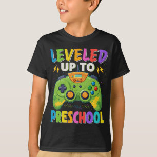 Leveled up naar kleuterschool Gamer Terug naar sch T-shirt
