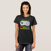 Leveled Up To 4th Grade Video Game Controller Game T-shirt (Voorkant volledig)