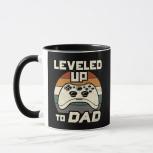Leveled Up To Dad Retro Gamer Controller vertaald  Mok