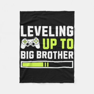 Leveling Up Naar Grote Broer - Grappige Gamer Voor Fleece Deken