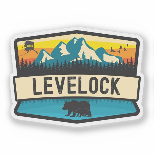 Levelock, Alaska Sticker (Voorkant)
