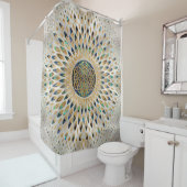 Leven - Abalone Shell en Pearl Douchegordijn (In situ)