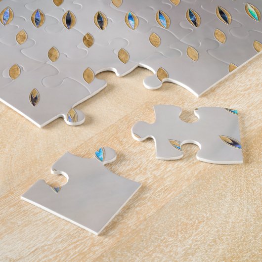 Leven - Abalone Shell en Pearl Legpuzzel (Zijkant)