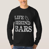 Leven achter Bars Funny Bartending Mixoloog Barte T-shirt (Voorkant)