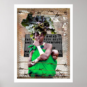 Leven achter een barbaarse muur poster