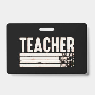 Leven als leraar terug naar school badge