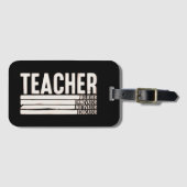 Leven als Leraar Terug naar School  Bagagelabel (Voorkant (horizontaal))