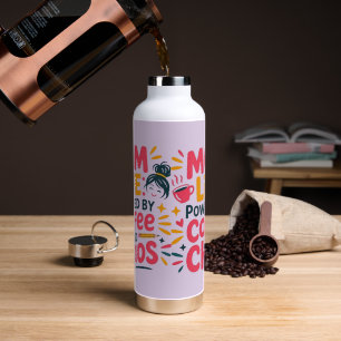 Leven als moeder, aangedreven door koffie en chaos waterfles