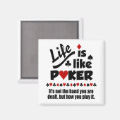 Leven als Poker magneet (Voorkant / Achterkant)
