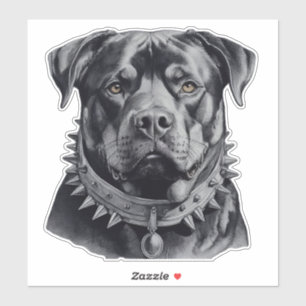 Leven als Rottweiler met Spike Caller Sticker