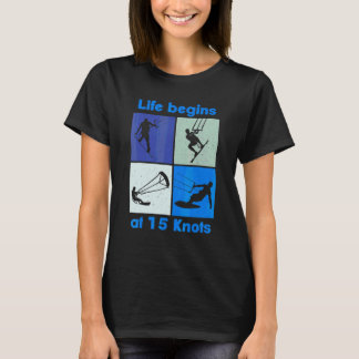 Leven Begint Bij 15 Knopen Lifestyle Vintage 1 T-shirt
