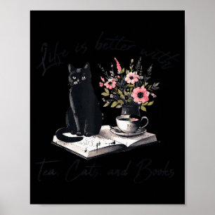 Leven Beter Met 2 Katten Boeken Kitten Kitty Vrouw Poster