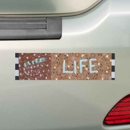 Leven Bumpersticker (Op auto)
