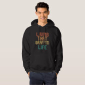  leven dat GRAFFITI leven Hoodie (Voorkant volledig)