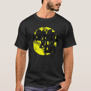 Leven dat Softbal Moeder Leven Mama Moeder Vrouwen T-shirt