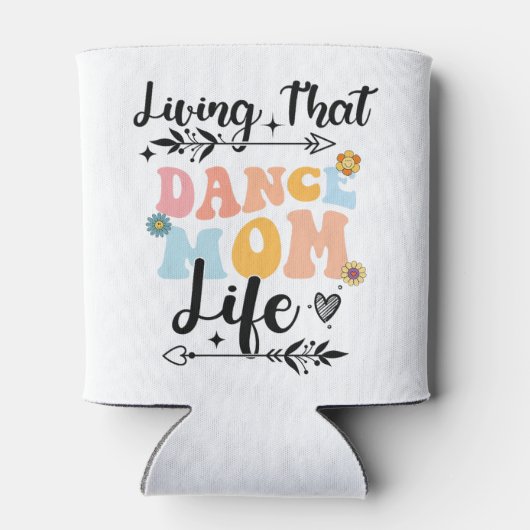 Leven die Dance Moeder Leven Moederdag Dansen Pre Blikjeskoeler (Achterkant)