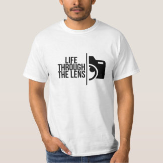 Leven door de lens - Creative Photography Quote T-shirt