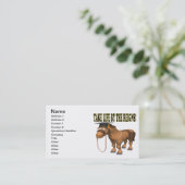 Leven door de Reigns Visitekaartje (Staand voorkant)