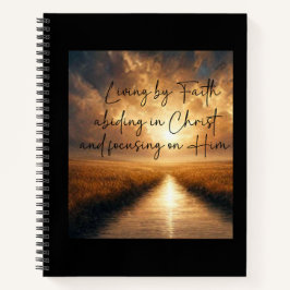 Leven door geloof | Christelijke Inspiratie Notitieboek