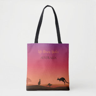 Leven Down Under Kangoeroe Australië Thema Boodsch Draagtas