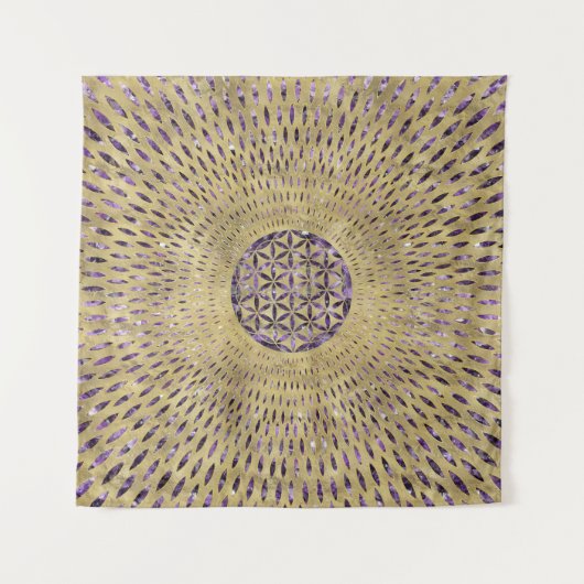 Leven- en goudkoorts wandkleed (Voorkant)