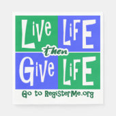 Leven en leven servetten (Voorkant)