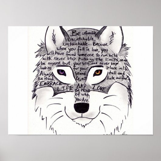 Leven en liefde poster (Voorkant)