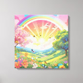 Leven en natuurlijke schoonheid canvas afdruk (Voorkant)