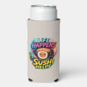 Leven gebeurt Sushi helpt (Seltzer Voorkant)