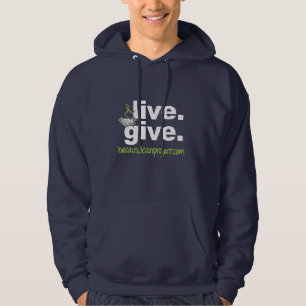 leven. geven. hooi (donker) hoodie