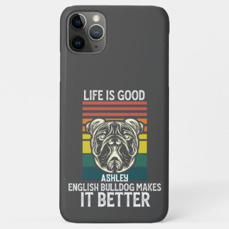 Leven Goed Met Engels Bulldog Retro  iPhone 11 Pro Max Hoesje