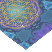 Leven - goud - fractal 1 tafelkleed (Gekanteld)