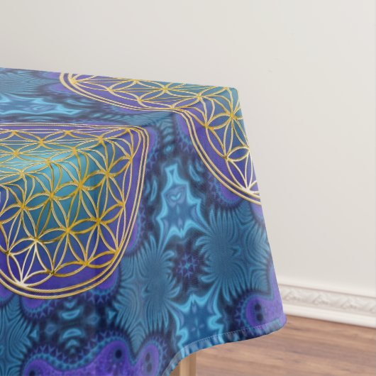 Leven - goud - fractal 1 tafelkleed (Voorbeeld)