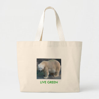 LEVEN GROEN GROTE TOTE BAG