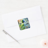 Leven Harmonie - Serience and Nature Vierkante Sticker (Envelop)