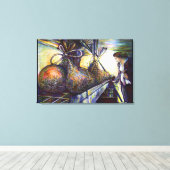 Leven Hurling Destiny Canvas Afdruk (Insitu (Houten vloer))