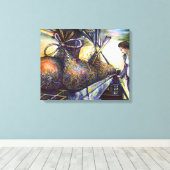 Leven Hurling Destiny Canvas Afdruk (Insitu (Houten vloer))